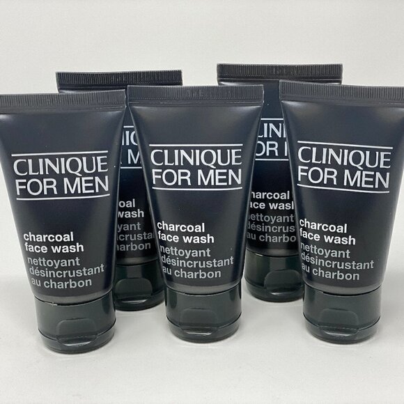 5pk- Clinique For Men Charcoal Face Wash- 1oz ea - Picture 1 of 3